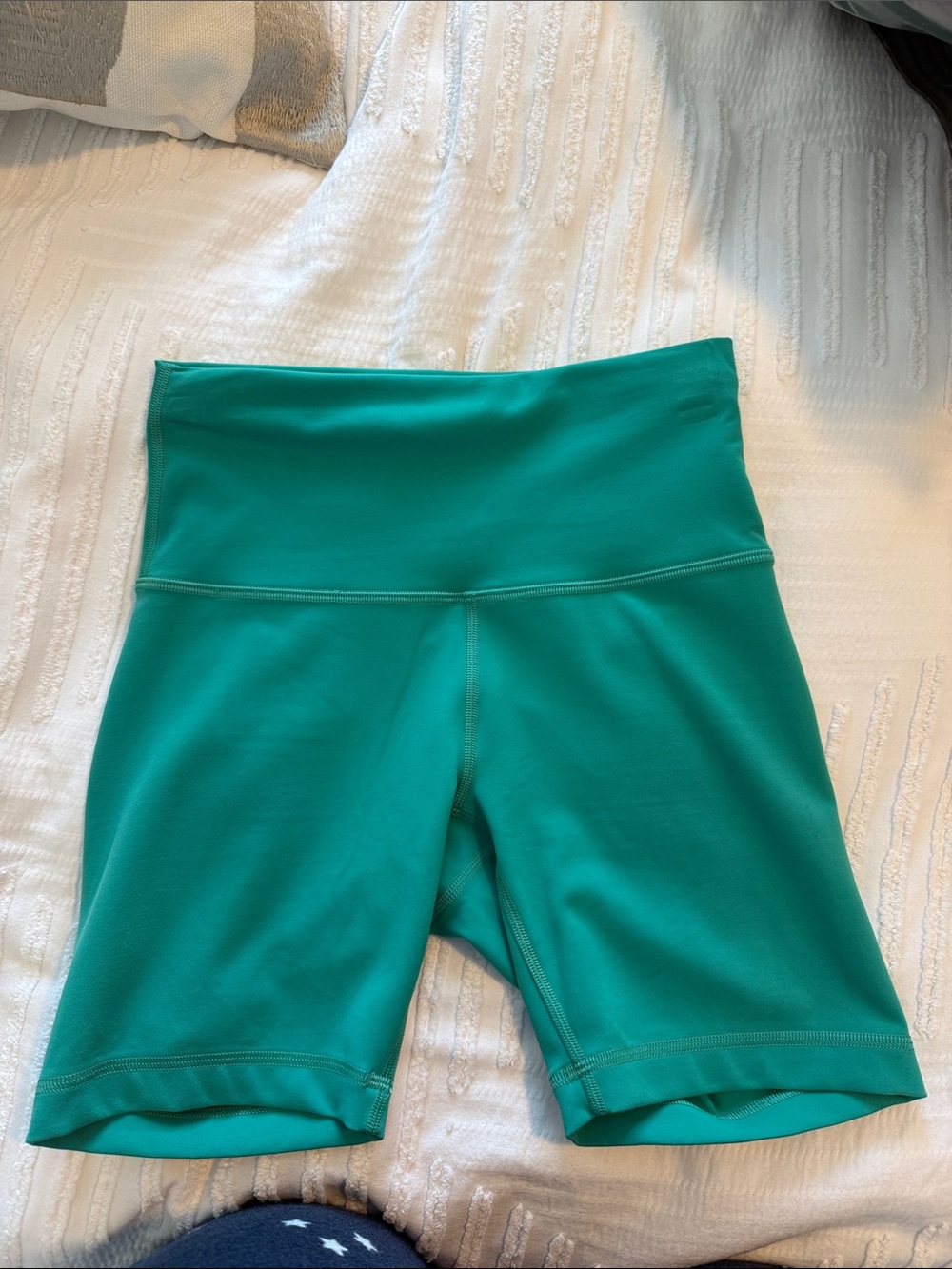 Turquoise Lululemon Shorts - Picture 2 of 5